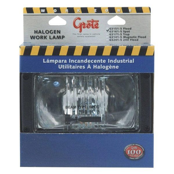 Grote® - 6.9"x5" 55W Spot Beam Light Retail Pack