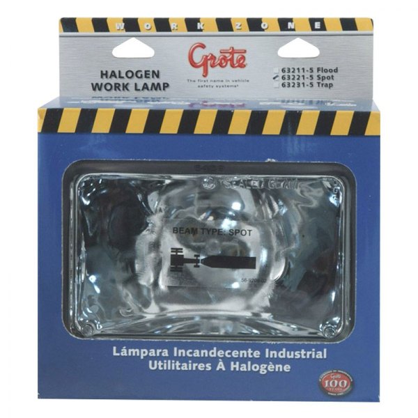 Grote® - 4"x6" 50W Spot Beam Light Retail Pack