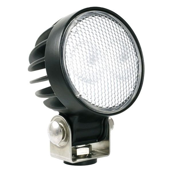 Grote® - Trilliant™ T26 3.2" 18W Round Black Powder Coated Housing Near Flood Beam LED Light with Pigtail