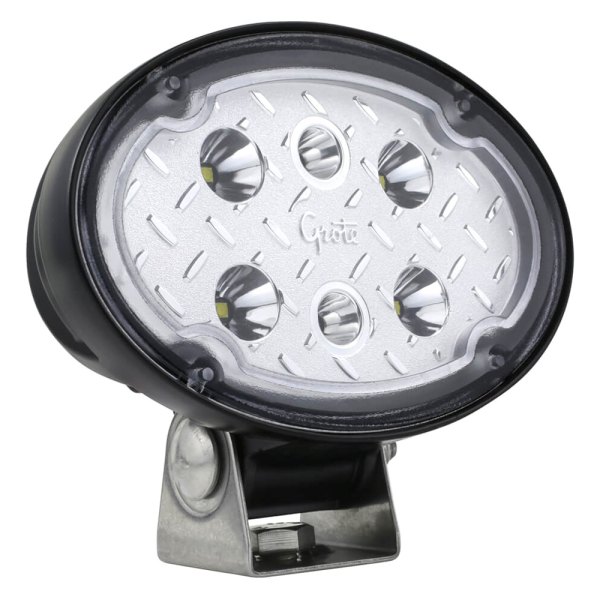 Grote® - Trilliant™ Pendant Mount 5.9" 37W Oval Black Powder Coated Housing Long Range LED Light