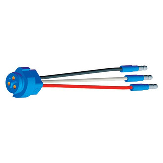 Grote® - Stop Tail Turn Three-Wire Plug-In Pigtails for Male Pin Lights Adapter