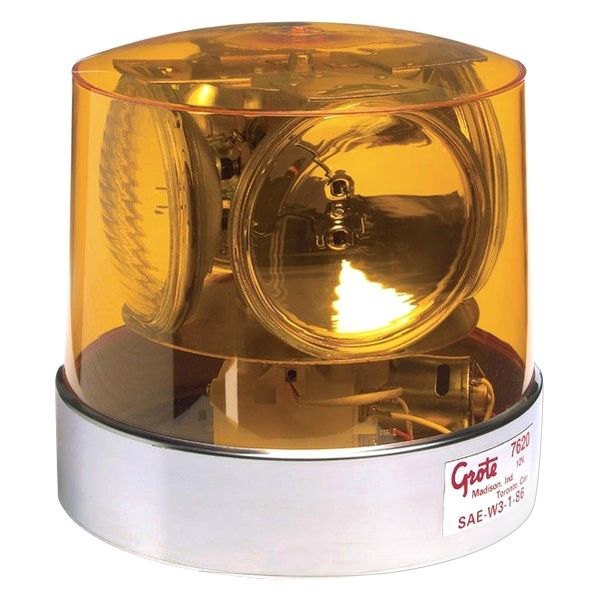 Grote® - Compact Four Sealed-Beam Amber LED Beacon Light