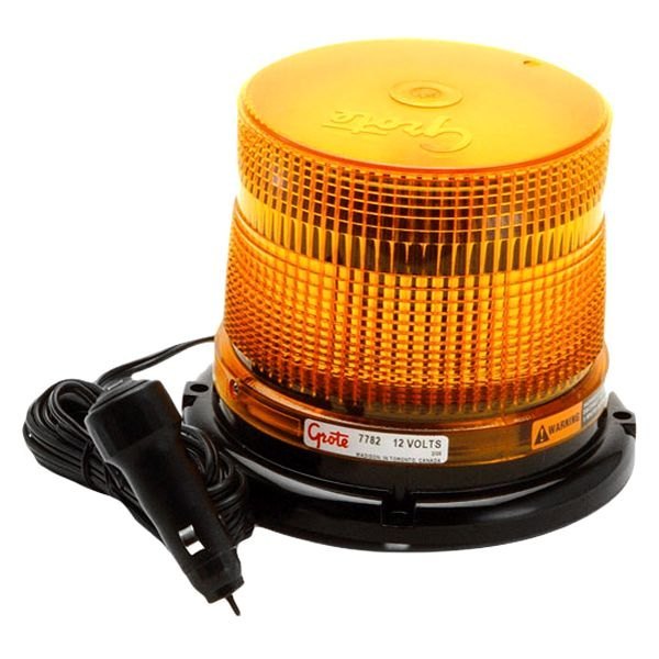 Grote® - Magnet Mount Medium Profile Amber LED Beacon Light