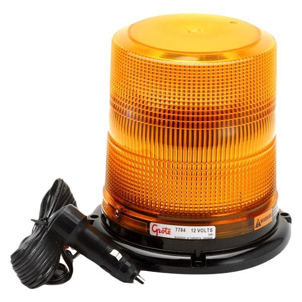 Grote® - Magnet Mount High Profile Amber LED Beacon Light
