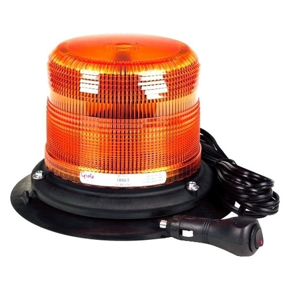 Grote® - Vacuum Mount Medium Profile Amber LED Beacon Light