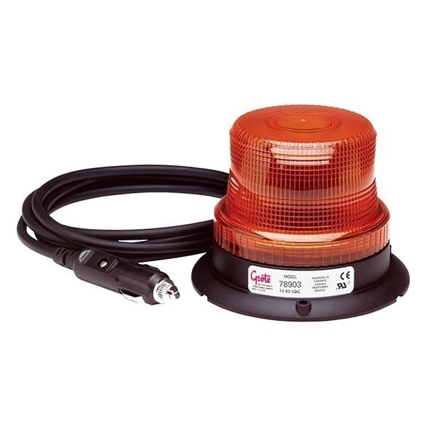 Grote® - Magnet Mount Mini Mighty Amber LED Beacon Light