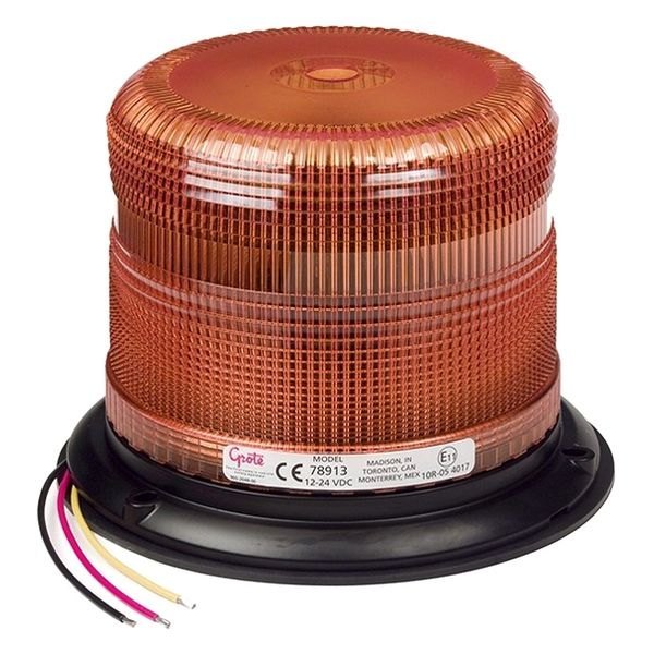 Grote® - 5" Heavy Duty Amber LED Beacon Light
