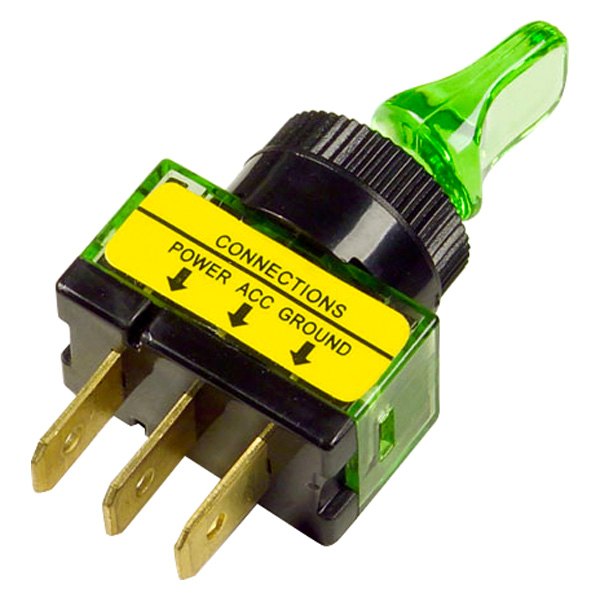  Grote® - Short Toggle Green Switch