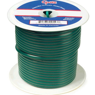 Grote® - 10 AWG Single 100' Green Stranded PVC Primary Wire