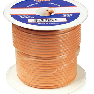Grote® - 16 AWG Single 100' Orange Stranded PVC Primary Wire