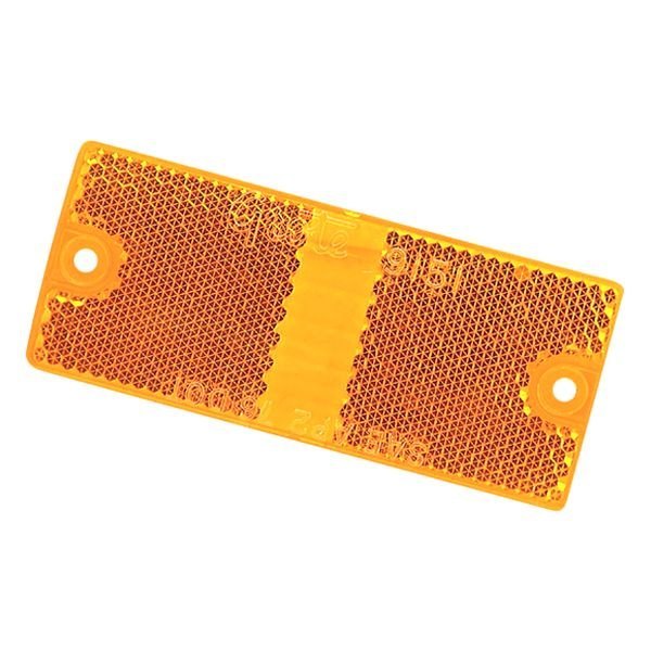 Grote® - Two-Stud Yellow Rectangular Lens for Stop/Turn/Tail Lights