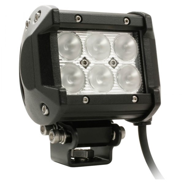 Grote® - BriteZone™ 3.8" 18W Black Powder Coated Housing Flood Beam LED Light