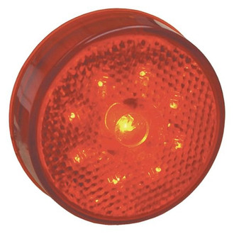 Grote® - Hi Count™ 2.5" Built-in Reflector Red Grommet/Bracket Mount LED Clearance Marker Light