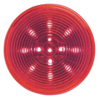 Grote® - Hi Count™ 2.5" Optic Lens Red Grommet/Bracket Mount LED Clearance Marker Light