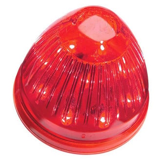 Grote® - Hi Count™ 2" Red Beehive Twist-On Mount LED Clearance Marker Light