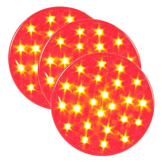 Grote® - Hi Count 4" Red Round LED Tail Lights