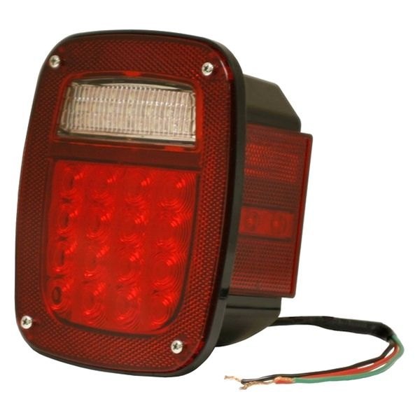 Grote® - Passenger Side Hi Count™ 4" Bracket Mount LED Combination Tail Light with Side Marker Light