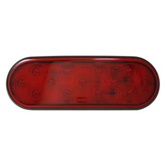 Grote® - Choice Line 6" Red Oval Grommet/Bracket Mount LED Combination Tail Light