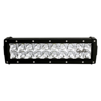 Grote® - 10" 60W Dual Row Anodized Black Housing LED Light Bar