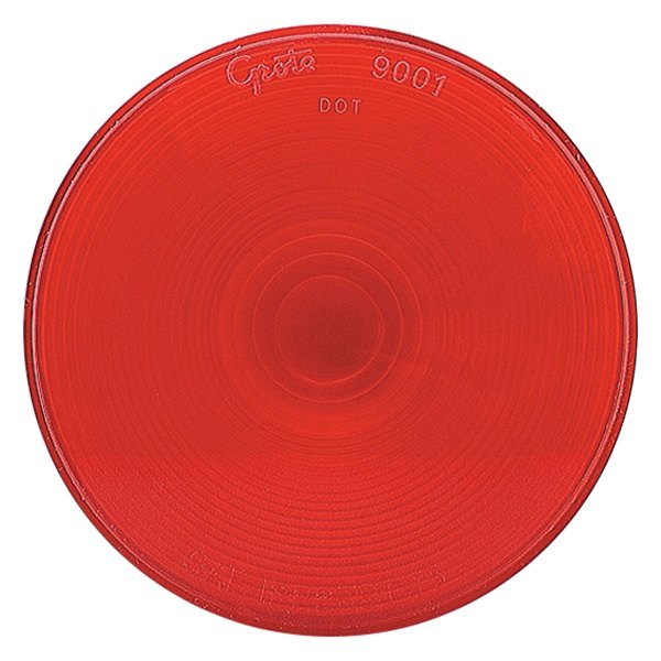 Grote® - 4.2" Red Round Lens for Stop/Turn/Tail Lights