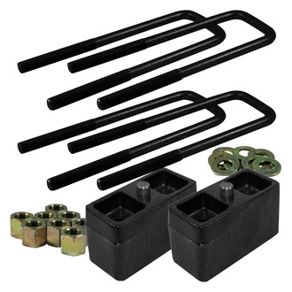 Ground Force® - 2" Rear Lowering Blocks and U-Bolts