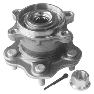GSP North America® - Rear Driver or Passenger Side Wheel Bearing and Hub Assembly