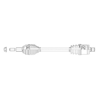 GSP North America® - Front Passenger Side CV Axle Assembly