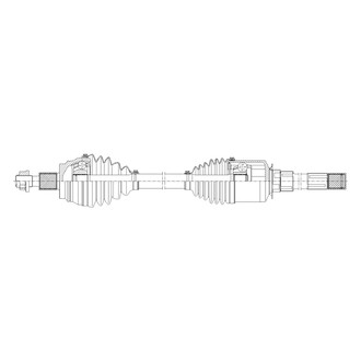GSP North America® - Front Passenger Side CV Axle Assembly