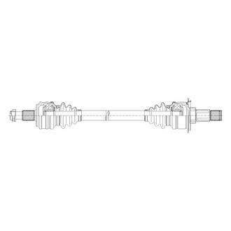 GSP North America® - Rear Passenger Side CV Axle Assembly
