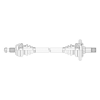 GSP North America® - Rear Passenger Side CV Axle Assembly