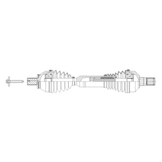 GSP North America® - Front Driver Side CV Axle Assembly
