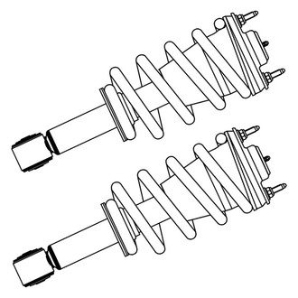 GSP North America® - Front Strut Assebmlies Set