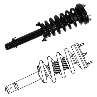 GSP North America® - Front Strut Assebmlies Set