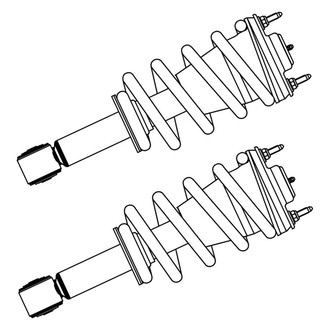 GSP North America® - Front Strut Assebmlies Set