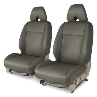 Precision Fit® - Leatherette 1st Row Stone Custom Seat Covers