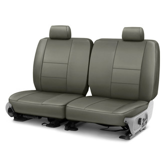Precision Fit® - Leatherette 2nd Row Med Gray Custom Seat Covers