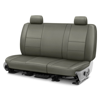 Precision Fit® - Leatherette 2nd Row Med Gray Custom Seat Covers