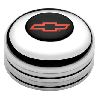 GT Performance® - GT3 Standard Colored Chevy Bowtie Polished Horn Button
