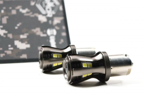 GTR Lighting® - Armor Series LED Bulbs (1156, Amber)