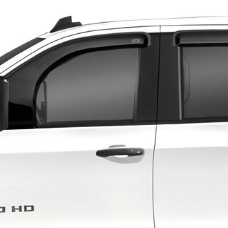 GTS® - Tape-On Bubble Extended Ventgard™ Smoke Front Window Deflectors