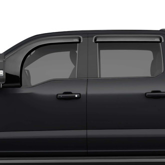 GTS® - Tape-On Bubble Extended Ventgard™ Smoke Front and Rear Window Deflectors