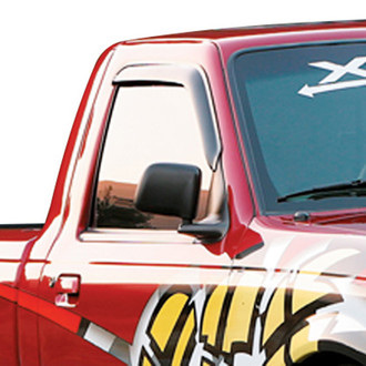 GTS® - In-Channel Ventgard™ Snap Smoke Front Window Deflectors