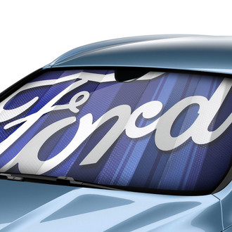 Plasticolor® - Ford Script Bubble Accordion Sun Shade
