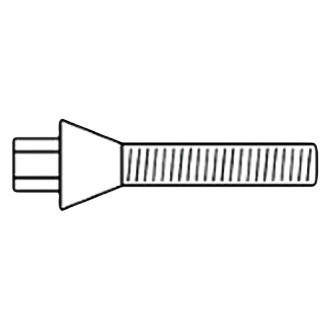 H&R® - Black Cone Seat Lug Bolt