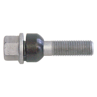 H&R® - Black Radius/Ball Seat Porsche Lug Bolt