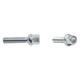 H&R® - Silver Radius/Ball Seat Mercedes Lug Bolt