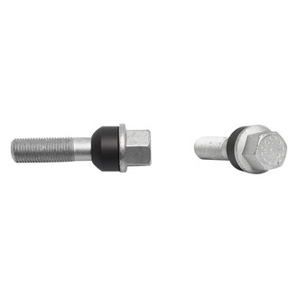 H&R® - Silver Radius/Ball Seat Porsche Lug Bolt