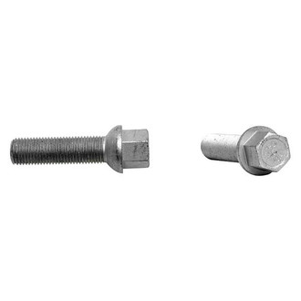 H&R® - Silver Radius/Ball Seat Mercedes Lug Bolt