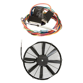 Hayden® - 2-Pc Super Duty Pusher Electric Fan Kit