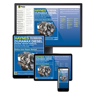 Haynes Manuals® - Duramax 6.6L Turbo Diesel Engine for Chevrolet and GMC Trucks and Vans (01-19) Techbook